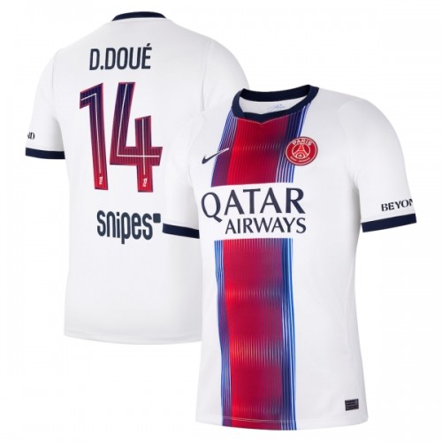 Paris Saint-Germain Desire Doue 14 Fotbollströjor Borta 2026-27 Paris Saint-Germain Desire Doue 14 Fotbollströjor Borta 2026-27