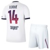 Paris Saint-Germain Desire Doue 14 Fotbollströjor Borta 2026-27 - Barn