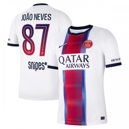 Paris Saint-Germain Joao Neves 87 Fotbollströjor Borta 2026-27 Paris Saint-Germain Joao Neves 87 Fotbollströjor Borta 2026-27