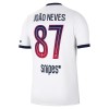 Paris Saint-Germain Joao Neves 87 Fotbollströjor Borta 2026-27