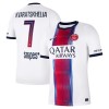 Paris Saint-Germain Kvaratskhelia 7 Fotbollströjor Borta 2026-27 Paris Saint-Germain Kvaratskhelia 7 Fotbollströjor Borta 2026-27