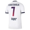 Paris Saint-Germain Kvaratskhelia 7 Fotbollströjor Borta 2026-27