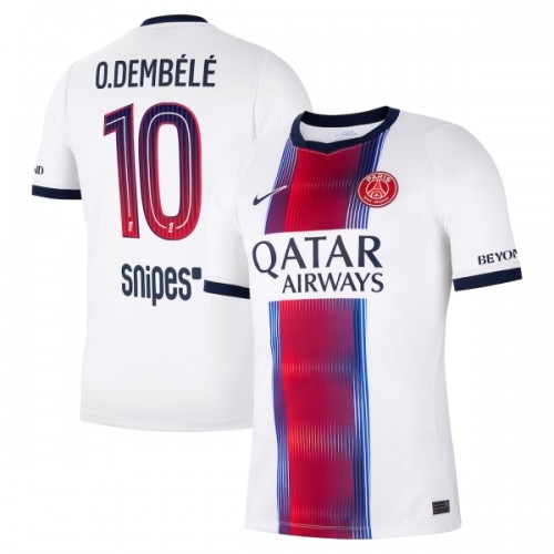 Paris Saint-Germain O. Dembele 10 Fotbollströjor Borta 2026-27 Paris Saint-Germain O. Dembele 10 Fotbollströjor Borta 2026-27
