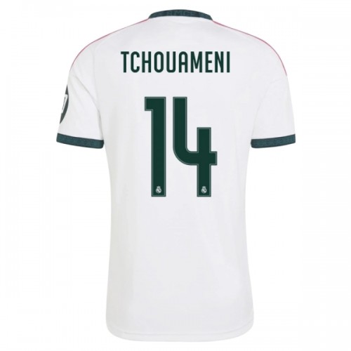 Real Madrid Tchouameni 14 Fotbollströjor Hemma 2026-27 Real Madrid Tchouameni 14 Fotbollströjor Hemma 2026-27