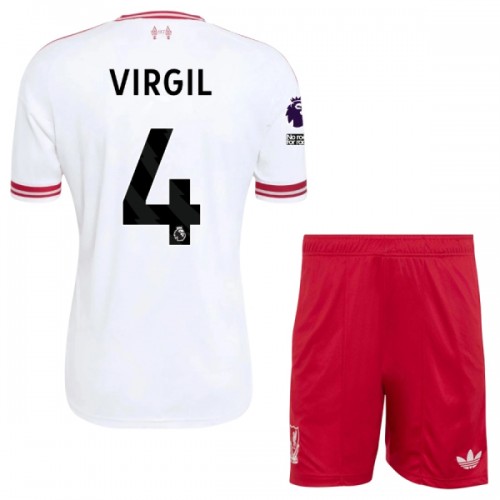 Liverpool Virgil 4 Fotbollströjor Borta 2026-27 - Barn Liverpool Virgil 4 Fotbollströjor Borta 2026-27 - Barn