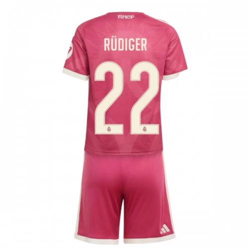 Real Madrid Rudiger 22 Fotbollströjor Tredje 2026-27 - Barn Real Madrid Rudiger 22 Fotbollströjor Tredje 2026-27 - Barn