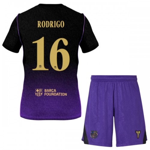 FC Barcelona Rodrigo 16 Fotbollströjor Borta 2026-27 - Barn FC Barcelona Rodrigo 16 Fotbollströjor Borta 2026-27 - Barn