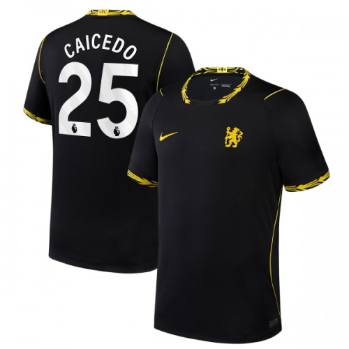 Chelsea Caicedo 25 Fotbollströjor Borta 2026-27 Chelsea Caicedo 25 Fotbollströjor Borta 2026-27