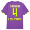 Borussia Dortmund N. Schlotterbeck 4 Fotbollströjor Tredje 2026-27 Borussia Dortmund N. Schlotterbeck 4 Fotbollströjor Tredje 2026-27