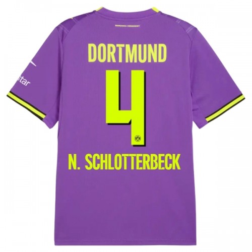 Borussia Dortmund N. Schlotterbeck 4 Fotbollströjor Tredje 2026-27 Borussia Dortmund N. Schlotterbeck 4 Fotbollströjor Tredje 2026-27