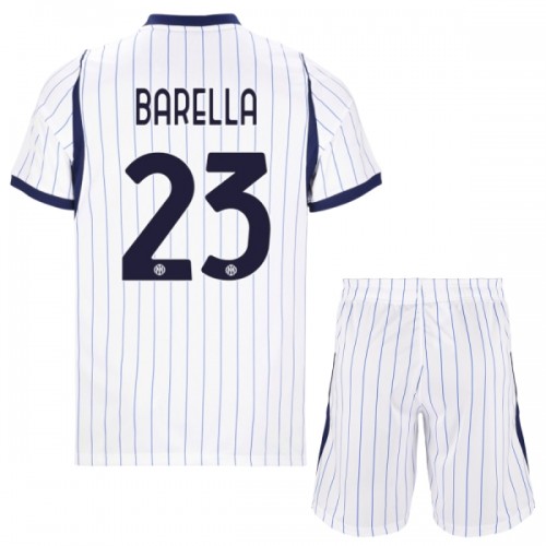 Inter Milan Barella 23 Fotbollströjor Borta 2026-27 - Barn Inter Milan Barella 23 Fotbollströjor Borta 2026-27 - Barn
