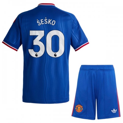 Manchester United Sesko 30 Fotbollströjor Borta 2026-27 - Barn Manchester United Sesko 30 Fotbollströjor Borta 2026-27 - Barn