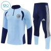 Ajax Quarter Zip Träningströja-set 2026-27 Blå - Barn