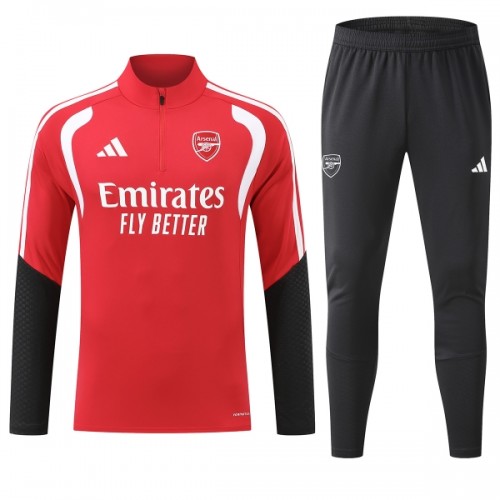 Arsenal Quarter Zip Träningströja-set 2026-27 Röd Arsenal Quarter Zip Träningströja-set 2026-27 Röd