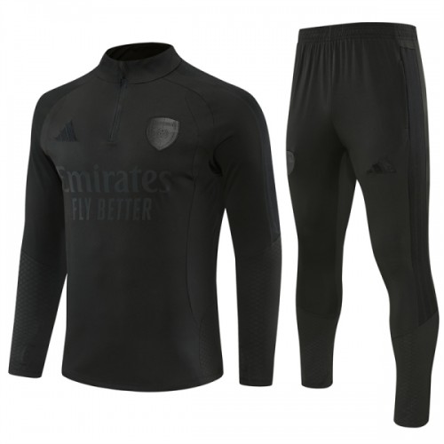 Arsenal Quarter Zip Träningströja-set 2026-27 Svart Arsenal Quarter Zip Träningströja-set 2026-27 Svart
