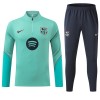Barcelona Quarter Zip Träningströja-set 2026-27 Grön Barcelona Quarter Zip Träningströja-set 2026-27 Grön