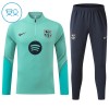 Barcelona Quarter Zip Träningströja-set 2026-27 Grön - Barn Barcelona Quarter Zip Träningströja-set 2026-27 Grön - Barn