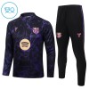 Barcelona Quarter Zip Träningströja-set 2026-27 Svart - Barn Barcelona Quarter Zip Träningströja-set 2026-27 Svart - Barn