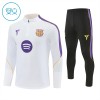 Barcelona Quarter Zip Träningströja-set 2026-27 Vit - Barn Barcelona Quarter Zip Träningströja-set 2026-27 Vit - Barn