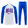 Chelsea Quarter Zip Träningströja-set 2026-27 Vit