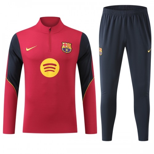 FC Barcelona Quarter Zip Träningströja-set 2026-27 Röd FC Barcelona Quarter Zip Träningströja-set 2026-27 Röd