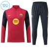 FC Barcelona Quarter Zip Träningströja-set 2026-27 Röd - Barn FC Barcelona Quarter Zip Träningströja-set 2026-27 Röd - Barn