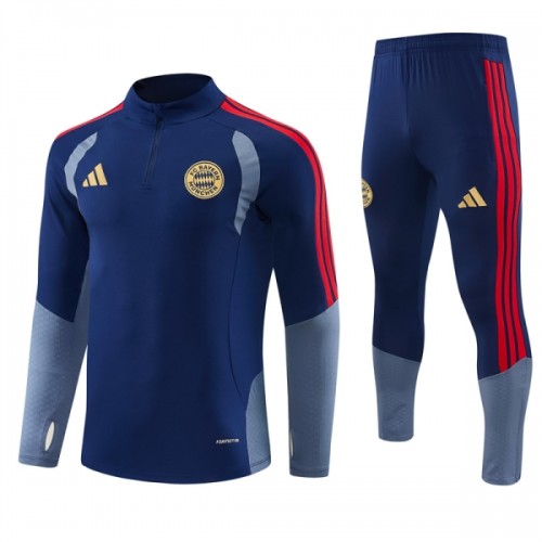 FC Bayern München Quarter Zip Träningströja-set 2026-27 Blå FC Bayern München Quarter Zip Träningströja-set 2026-27 Blå