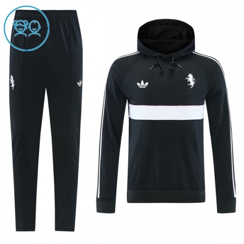 Juventus Hoodie Träningströja-set 2026-27 Svart - Barn Juventus Hoodie Träningströja-set 2026-27 Svart - Barn