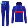 Manchester United Hoodie Träningströja-set 2026-27 Blå - Barn Manchester United Hoodie Träningströja-set 2026-27 Blå - Barn