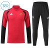 Manchester United Quarter Zip Träningströja-set 2026-27 Röd - Barn Manchester United Quarter Zip Träningströja-set 2026-27 Röd - Barn
