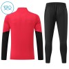 Manchester United Quarter Zip Träningströja-set 2026-27 Röd - Barn
