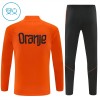 Nederländerna Quarter Zip Träningströja-set 2026-27 Orange - Barn