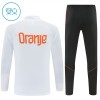 Nederländerna Quarter Zip Träningströja-set 2026-27 Vit - Barn