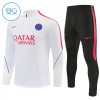 Paris Saint-Germain Quarter Zip Träningströja-set 2026-27 Vit - Barn Paris Saint-Germain Quarter Zip Träningströja-set 2026-27 Vit - Barn
