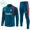 Portugal Quarter Zip Träningströja-set 2026-27 Blå - Barn