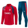 Portugal Quarter Zip Träningströja-set 2026-27 Röd Portugal Quarter Zip Träningströja-set 2026-27 Röd