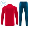 Portugal Quarter Zip Träningströja-set 2026-27 Röd - Barn