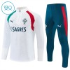 Portugal Quarter Zip Träningströja-set 2026-27 Vit - Barn