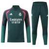 Real Madrid Quarter Zip Träningströja-set 2026-27 Grön Real Madrid Quarter Zip Träningströja-set 2026-27 Grön