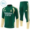 Real Madrid Quarter Zip Träningströja-set 2026-27 Grön - Barn