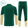 Real Madrid Quarter Zip Träningströja-set 2026-27 Grön - Barn