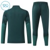 Real Madrid Quarter Zip Träningströja-set 2026-27 Grön - Barn
