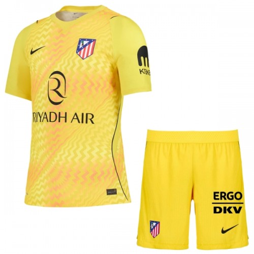 Atlético Madrid Fotbollströjor Målvakt 2026-27 Gul - Barn Atlético Madrid Fotbollströjor Målvakt 2026-27 Gul - Barn