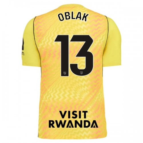 Atlético Madrid Oblak 13 Fotbollströjor Målvakt 2026-27 Gul Atlético Madrid Oblak 13 Fotbollströjor Målvakt 2026-27 Gul