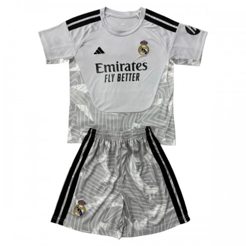 Real Madrid Gray Version Fotbollströjor Målvakt 2026-27 - Barn Real Madrid Gray Version Fotbollströjor Målvakt 2026-27 - Barn
