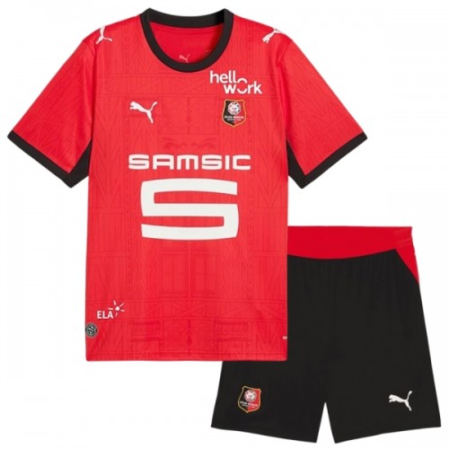 Stade Rennais Fotbollströjor Hemma 2026-27 - Barn Stade Rennais Fotbollströjor Hemma 2026-27 - Barn