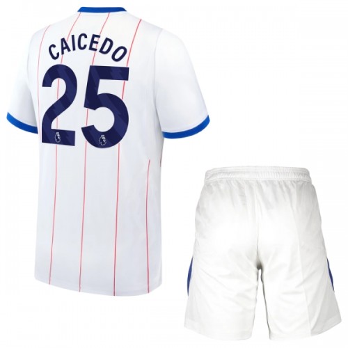 Chelsea Caicedo 25 Fotbollströjor Tredje 2026-27 - Barn Chelsea Caicedo 25 Fotbollströjor Tredje 2026-27 - Barn