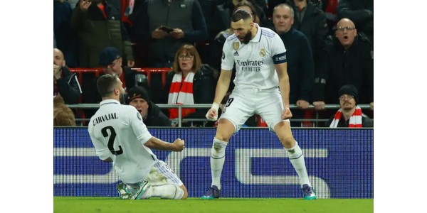 Champions League: Liverpool 2-5 Real Madrid, Benzema och Vinícius gjorde 2 vardera