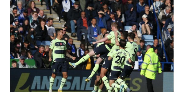 Manchester City vinner med 1-0, rankas tillfälligt 1:a i Premier League-rankingen Manchester City vinner med 1-0, rankas tillfälligt 1:a i Premier League-rankingen
