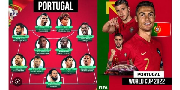 Portugal World Cup List